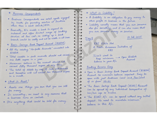 banking exam notes